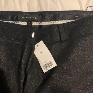 Banana Republic Avery Black Sparkly Pants
